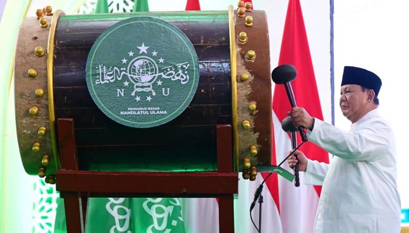 MUKTAMAR NU KE 35 RESMI DIBUKA OLEH PRESIDEN RI PRABOWO SUBIANTO